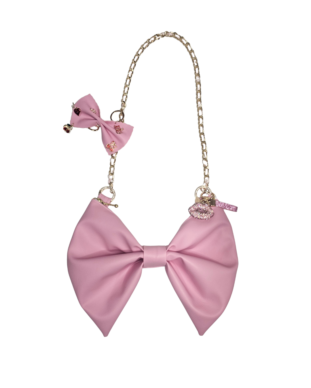 Pink Problem (mini) - Bow Purse