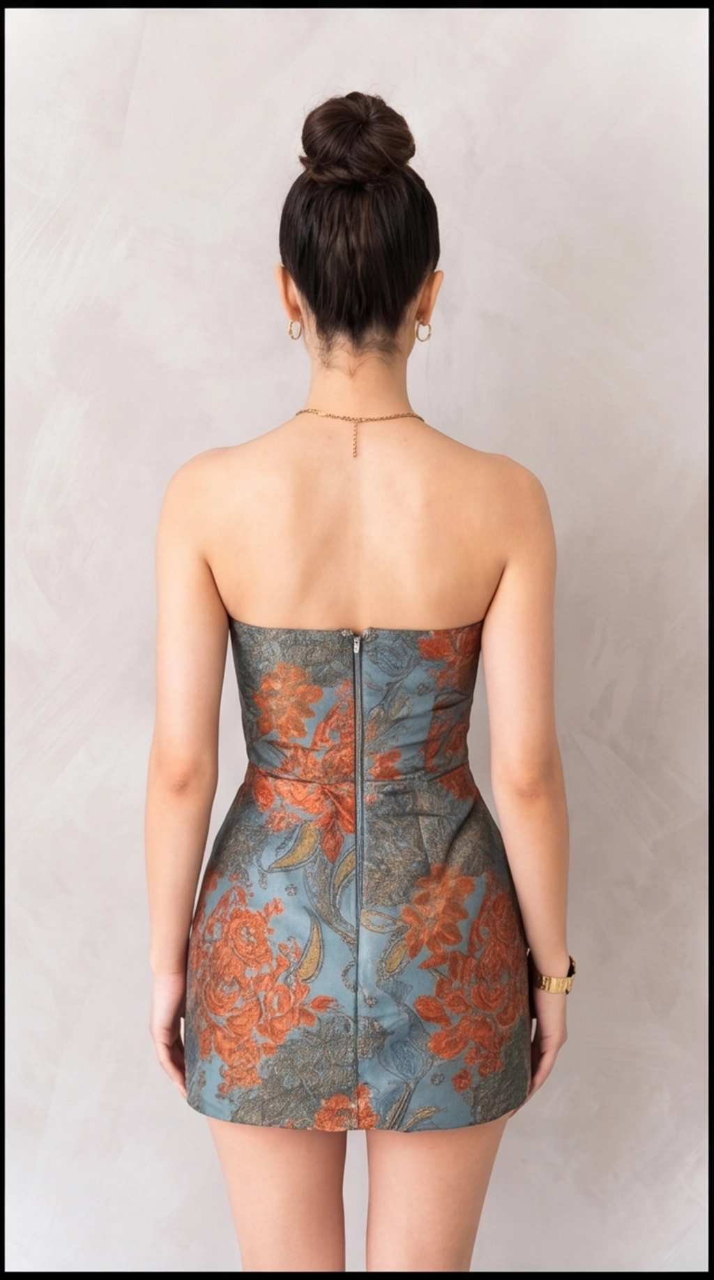 Orange Bloom Dress - Image 2