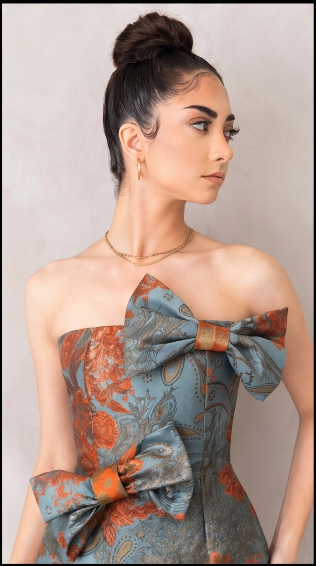 Orange Bloom Dress - Image 3