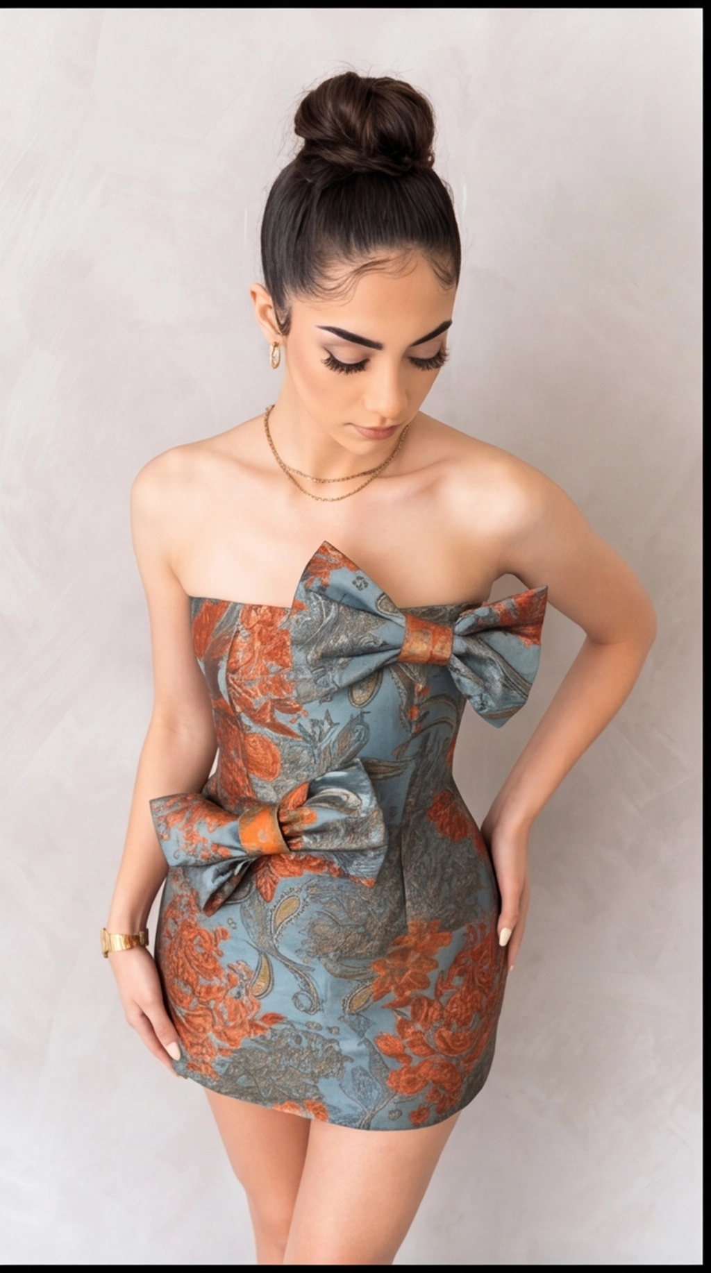 Orange Bloom Dress - Image 5