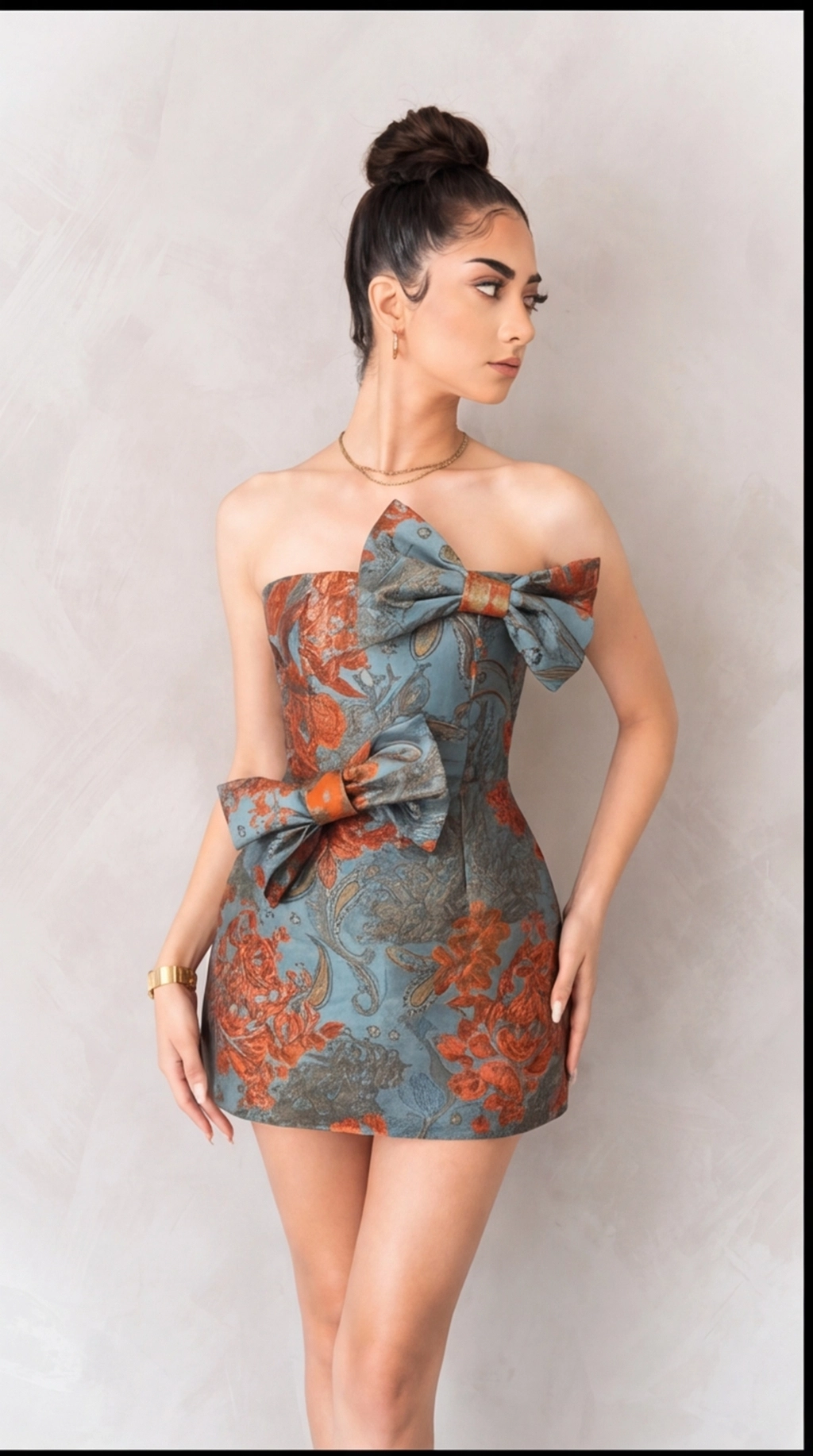Orange Bloom Dress